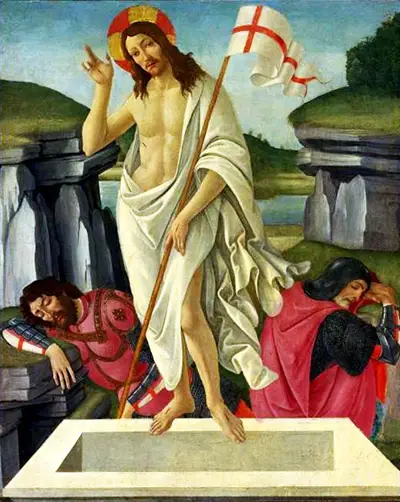 The Resurrection Sandro Botticelli